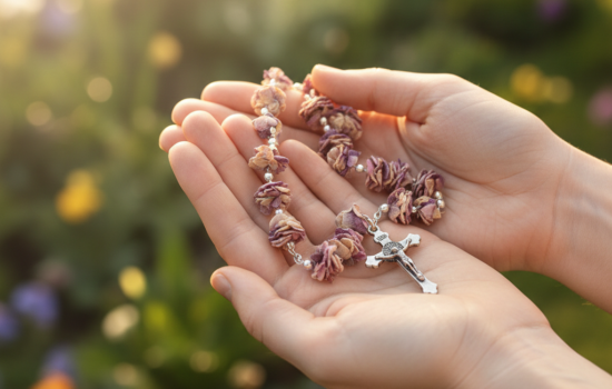 The Meaning Behind a Floral Rosary: A Lifelong Keepsake