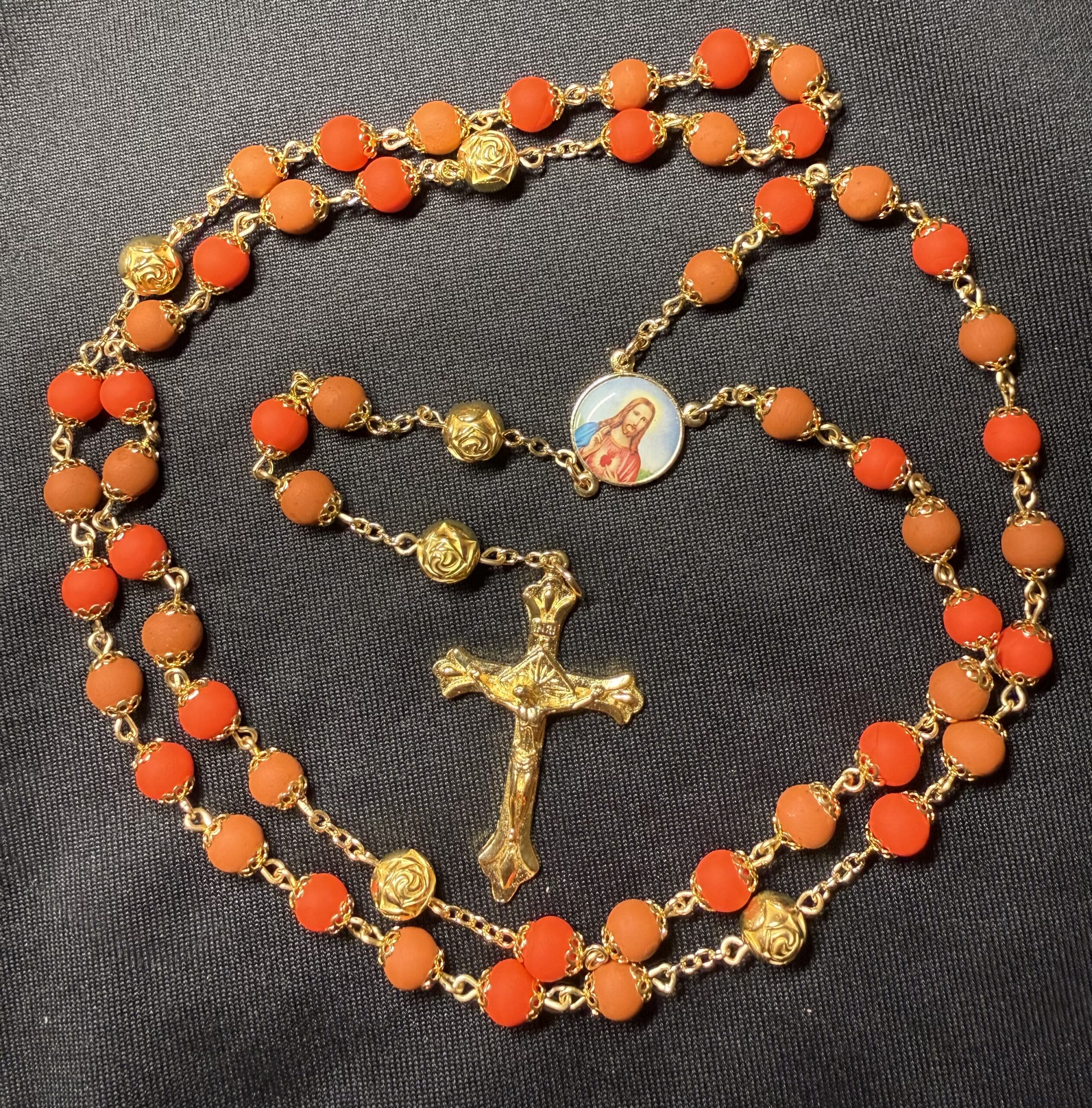 When a Gift Needs to Mean Something: Flower Petal Thanksgiving Rosary – GOLD 